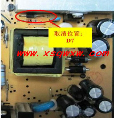 长城显示器电源板通病 （七）显示器无电、黑屏
