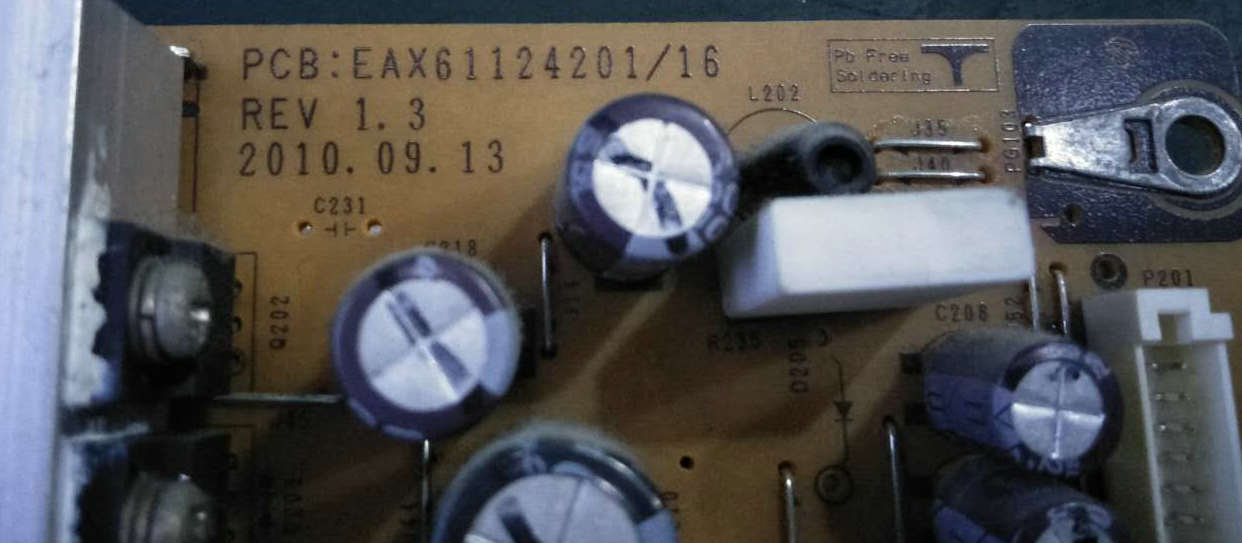 LG 42LK460-CC 加电不亮
